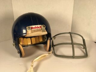 Vintage Riddell Kra - Lite Ii Blue Football Helmet