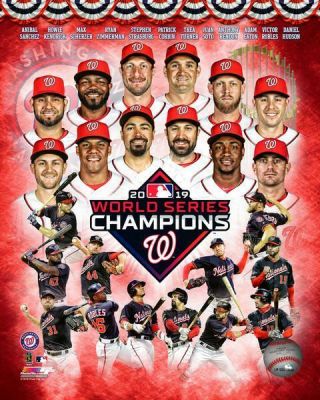 Washington Nationals 2019 World Series Champion Photo 16x20 Team Picture Poster