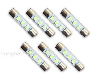 7 Warm White 8v Led Lamp Fuse - Type Bulbs For Marantz 2275,  2285,  2285b - 7ww
