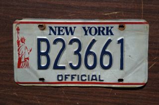 York Statue Of Liberty State Official License Plate
