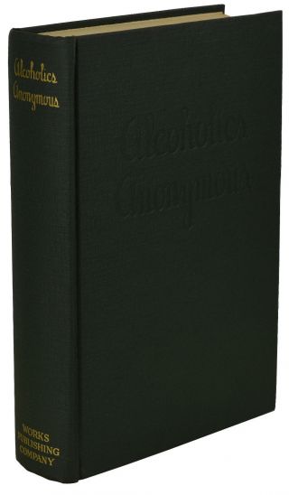 Alcoholics Anonymous Aa Big Book First Edition 4th Printing 1943 Green Cloth