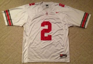 Stitched Ohio State Buckeyes Ncaa College Football Nike Sports Jersey Adult Xl