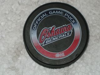 Oshawa Generals Ohl Official Game Puck Ontario Hockey League Jr.  A Circa 2007