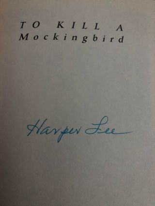 Harper Lee Signed To Kill A Mockingbird 1st Edition 40th Anniv Psa 10 Loa