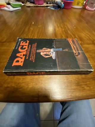 RAGE By RICHARD BACHMAN / STEPHEN KING 1st Print USA 2