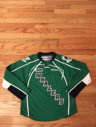 Plymouth Whalers Ohl Chl Reebok Youth Hockey Jersey Size S/m