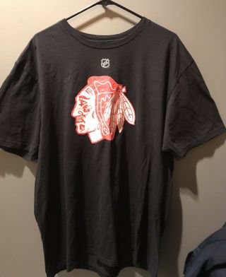 Chicago Blackhawks Patrick Kane 88 Xl Mens T Shirt Black By Reebok