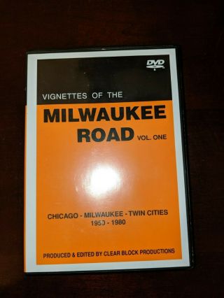 Train Dvd: Vignettes Of The Milwaukee Road Vol.  1 Chicago - Milwaukee - Twin Cities
