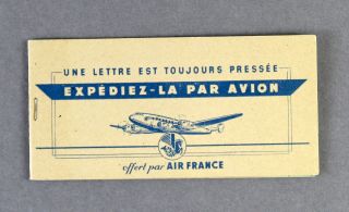 Air France Vintage Airline Airmail Label Booklet Etiquette