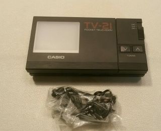 ☆ Vintage Casio TV - 21 Liquid Crystal Pocket TV Box 3