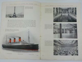 Cunard and Anchor Line Brochure - 1920 ' s? - Cunard Steam Ship Company - 30 Pages 3