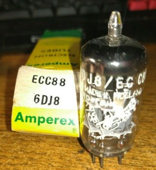 Nos Amperex Bugle Boy 6dj8 Ecc88 Vacuum Tube