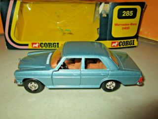 Vintage Corgi 285 Mercedes Benz 240d 1:43 Diecast Near