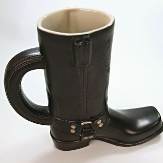 Harley Davidson Engineer of the Road Special Edition Boot Mug 1998 Pre - Owned 3