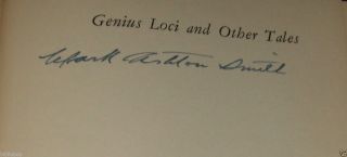 Author Signed 1st Of Genius Loca And Other Tales By Clark Ashton Smith Arkham