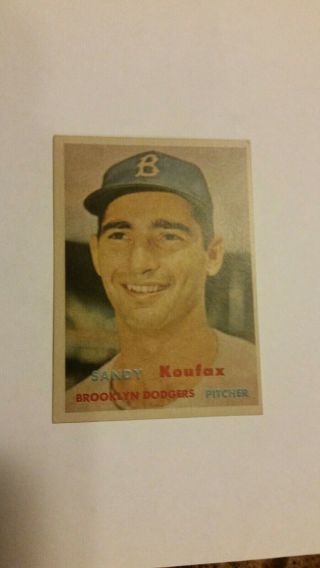 1957 Topps Sandy Koufax