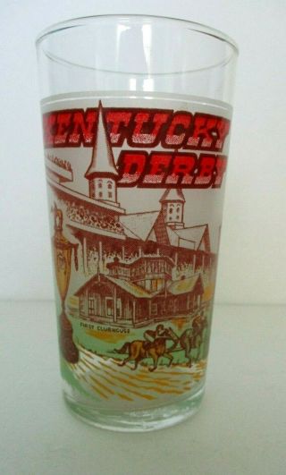 Vintage 1978 Kentucky Derby Glass /tumbler Churchill Downs