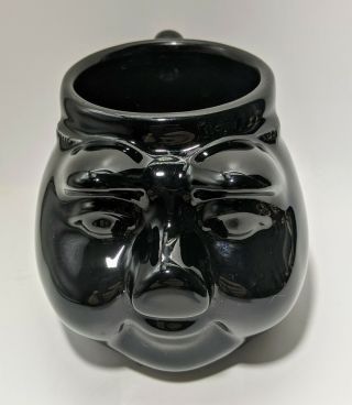 HARLEY - DAVIDSON Motorcycle Black HOG PIG Face H - D Logo Coffee Mug Cup Unique 3