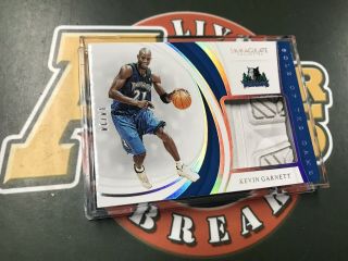 2018 - 19 Panini Immaculate Kevin Garnett Sole Of The Game Shoe Card 14/24