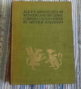 Lewis Carroll Alice In Wonderland Ill Rackham 1907 1st Impression