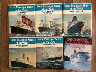 Great Passenger Ships Of The World By Kludas / 6 Volumes