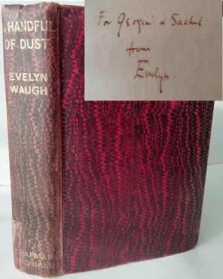 Evelyn Waugh - A Handful Of Dust (1934 6th Imp) Signed To Sitwell Family