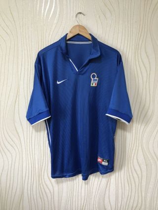 Italy 1997 1998 1999 Home Football Shirt Soccer Jersey Nike Vintage