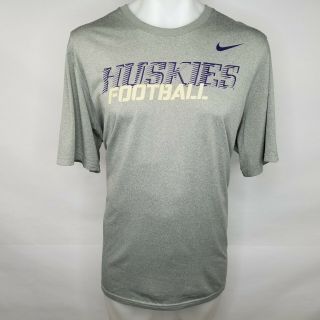Nike Dri - Fit University Of Washington Huskies Football T Shirt Sz Xl