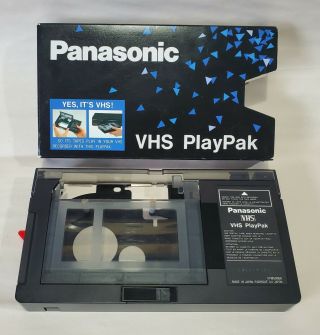 Panasonic Vhs Playpak Vyms0068 Vintage Vhs - C To Vhs Vcr Motorized Tape Adapter C