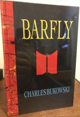 Charles Bukowski - Signed W/original Book Art - Barfly 1st Printing Deluxe Edition