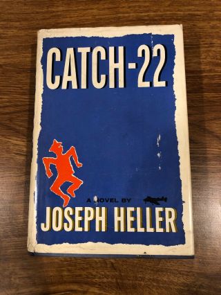 Catch - 22 By Joseph Heller 1st First Edition Hardcover Dust Jacket Very Good Cond