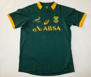 South Africa National Rugby Union Team Springboks Asics Jersey Shirt Unworn Xl