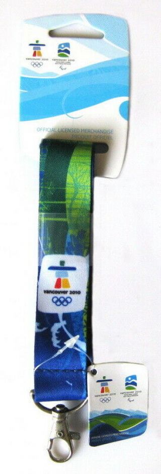 2010 Vancouver Winter Olympics Official Lanyard Ticket Holder N4