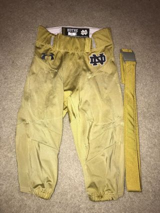 2015 Team Issued Notre Dame Football Under Armour Pants
