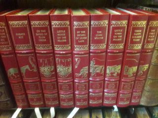 Little House On The Prairie,  Easton Press 9 Volume Complete Set By Laura Ingal