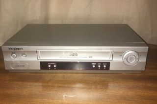 Samsung Vr8460a Vcr Video Cassette Recorder Vhs Player Silver