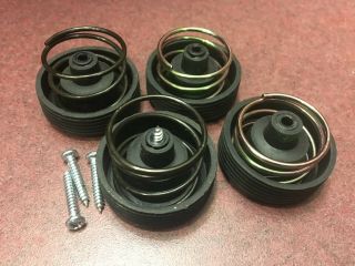 Gemini Xl - 100 Turntable Parts - Rubber Feet W/ Springs (set Of 4)