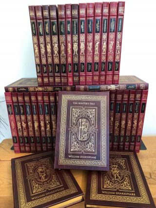 Easton Press Complete William Shakespeare Leather 39 Vol - As (large)