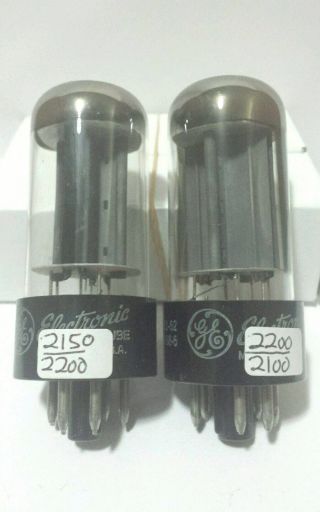 2 Date Matching Ge 6ax5 Gt Vacuum Tubes Good On Calibrated Hickok