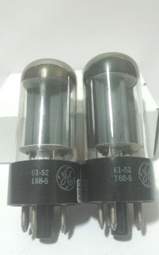 2 Date Matching GE 6AX5 GT Vacuum Tubes Good On Calibrated Hickok 2