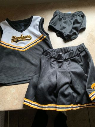 Iowa Hawkeye Cheerleader Outfit Size 5t