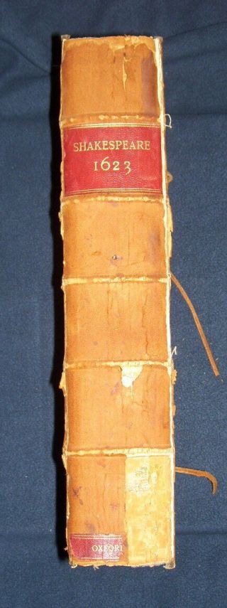 Shakespeare First Folio 1623 Ltd Facsimile Edition 1902 Signed Sidney Lee 1/1000