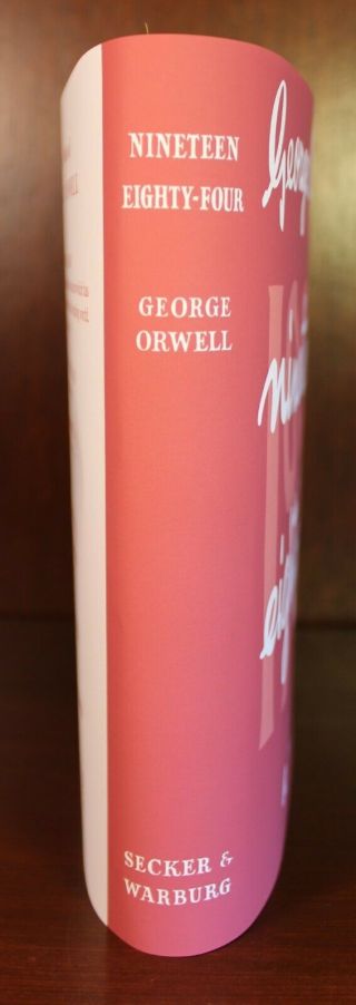 1984 George Orwell Nineteen Eighty - Four 1st UK Edition 1949 1st Printing 2