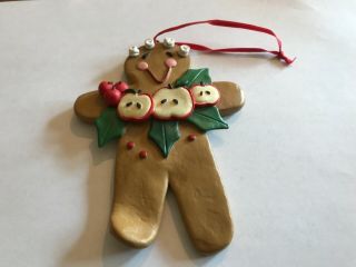 Vintage Resin Gingerbread Ornament Christmas/holiday Decor