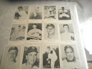 Vintage 1961 York Yankees Picture Pack Mickey Mantle Roger Maris Yogi Berra