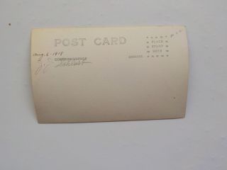 WWI Photo Postcard Captured Taube Airplane Post Card Plane Photograph VTG WW1 2