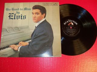 Elvis Presley 1964 Lp His Hand In Mine On Classic Gospel Pop Vintage Vinyl