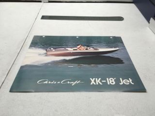 Color Equipment Ad Info Specs Chris Craft Boat Brochure 1973 Xk - 18’ Jet Boat Clr