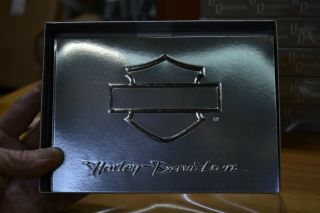 Harley - Davidson Christmas Cards Chrome Bar and Shield 2