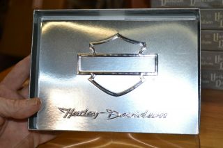 Harley - Davidson Christmas Cards Chrome Bar and Shield 3